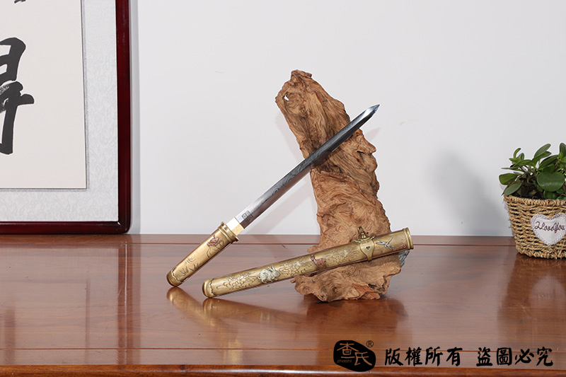 佛光纹手工短剑