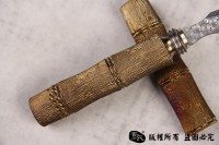 钛合金大马士革茶剑