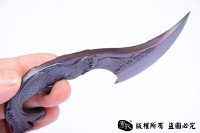 鱼跃龙门 手工雕刻茶剑 香刀